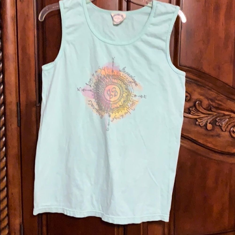 Genealogie sleeveless tee- size S